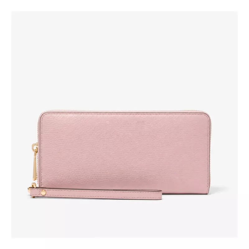 Michael Kors Jet Set Travel Powder Blush Saffiano Skórzany brelok na nadgarstek