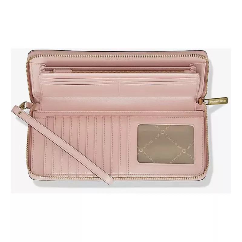 MICHAEL KORS Jet Set Travel Powder Blush Saffiano Leather Kopertówka 35R4GTVT3VPOW