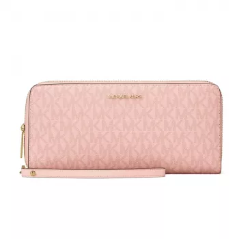 MICHAEL KORS Jet Set Travel Powder Blush Saffiano Leather Kopertówka 35R4GTVT3VPOW