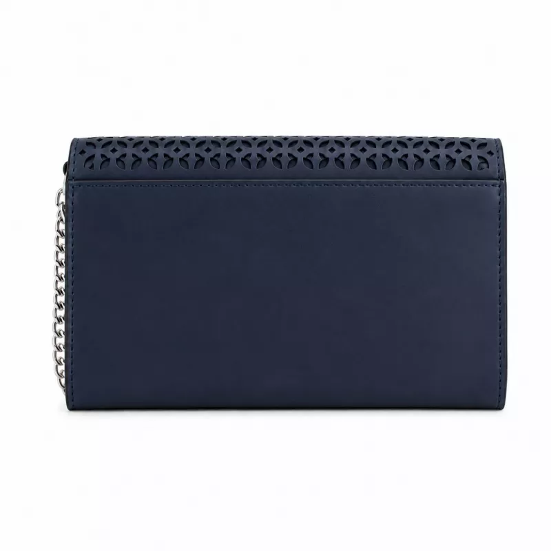 MICHAEL KORS Torba na Ramię Jet Set Travel ze Skóry Saffiano Granatowa