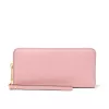 MICHAEL KORS Jet Set Travel Saffiano Leather Flat Multifunction Pouch w kolorze Powder Blush (35S6GTVE9LPOW)