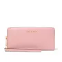 MICHAEL KORS Jet Set Travel Saffiano Leather Flat Multifunction Pouch w kolorze Powder Blush (35S6GTVE9LPOW)