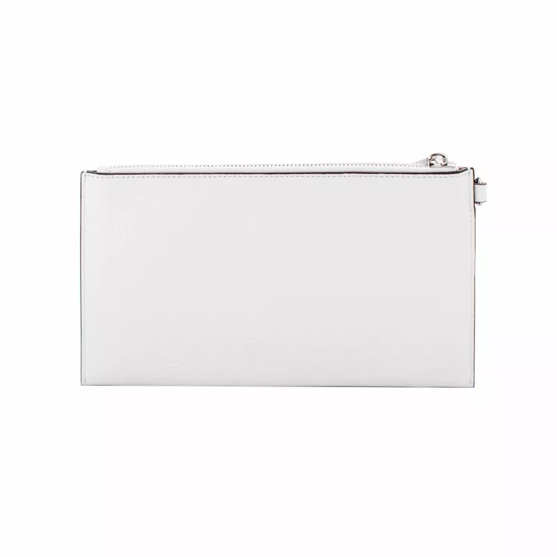 Michael Kors Jet Set Travel Saffiano Leather Pouch 25x14x1 cm Gold-Tone Hardware