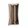 Michael Kors Jet Set Travel Saffiano Leather Wristlet Wallet, Luggage, Gold-Tone
