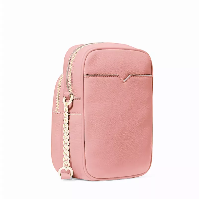 Torba na ramię Michael Kors Jet Set Travel Crossbody Powder Blush 35H3GTVC2LPOW