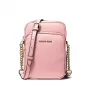 Torba na ramię Michael Kors Jet Set Travel Crossbody Powder Blush 35H3GTVC2LPOW