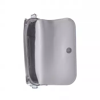 Michael Kors Jet Set Travel Mała Torba na Ramię Signature Coated Canvas 21x12x5 cm Srebrne Okucia