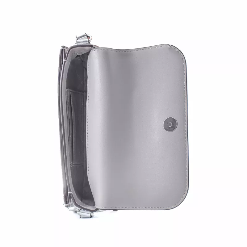 Michael Kors Jet Set Travel Mała Torba na Ramię Signature Coated Canvas 21x12x5 cm Srebrne Okucia