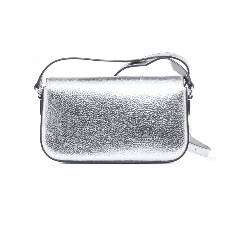 Michael Kors Jet Set Travel Mała Torba na Ramię Signature Coated Canvas 21x12x5 cm Srebrne Okucia