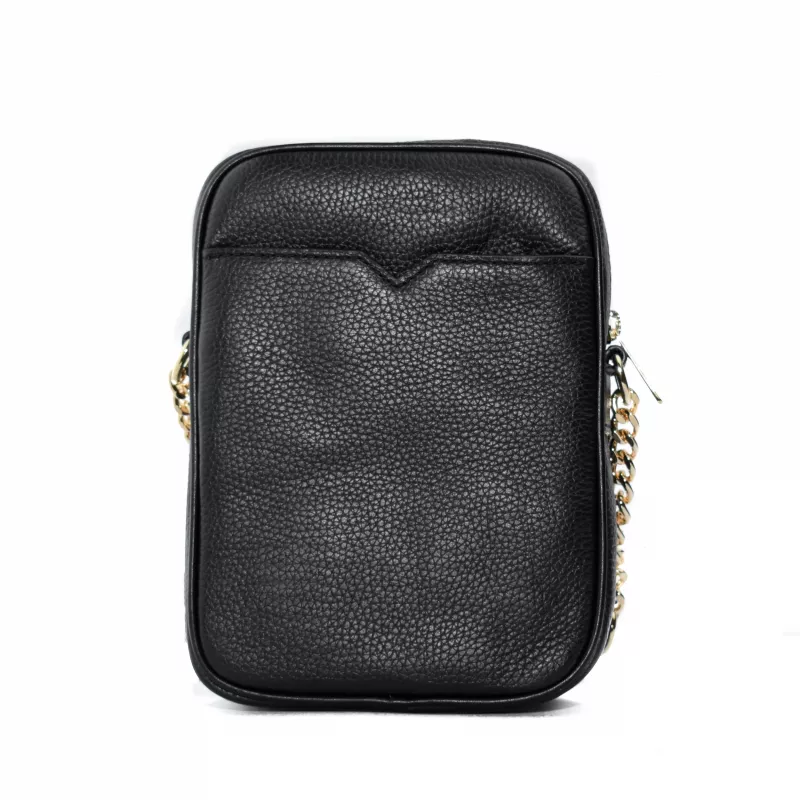 Michael Kors Jet Set Travel Small Shoulder Bag Black Saffiano Leather 35H3GTVC2LBLA