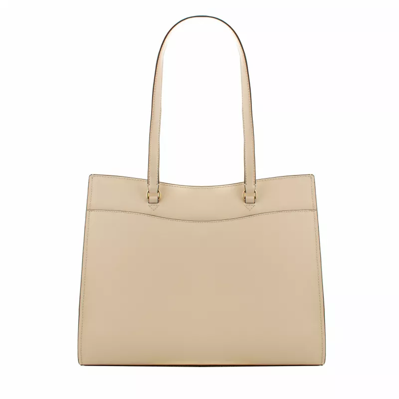 Michael Kors Jet Set Travel Tote Bag 35F4GTVT9LLTC - Saffiano Leather, Large, Gold-Tone Hardware