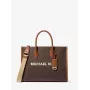 MICHAEL KORS Jet Set Travel Tote Bag Brown Signature Coated Canvas 35R5G7ZT2BBRO