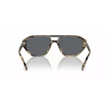 Okulary przeciwsłoneczne Michael Kors męskie MK2219U394287 - czarna oprawka acetatowa, szare soczewki poliwęglanowe, 57 mm