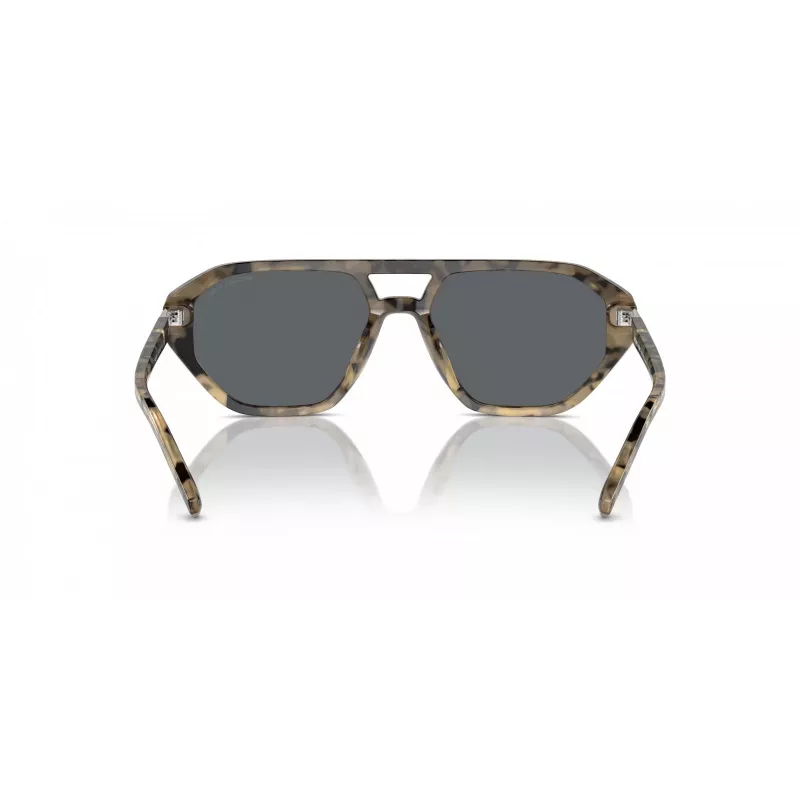 Okulary przeciwsłoneczne Michael Kors męskie MK2219U394287 - czarna oprawka acetatowa, szare soczewki poliwęglanowe, 57 mm