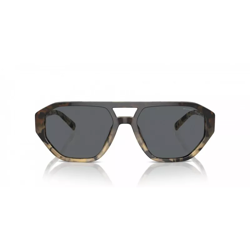 Okulary przeciwsłoneczne Michael Kors męskie MK2219U394287 - czarna oprawka acetatowa, szare soczewki poliwęglanowe, 57 mm