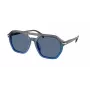 Okulary przeciwsłoneczne Michael Kors MK2251U401180 dla mężczyzn - czarna oprawka, szare soczewki gradientowe, 57 mm