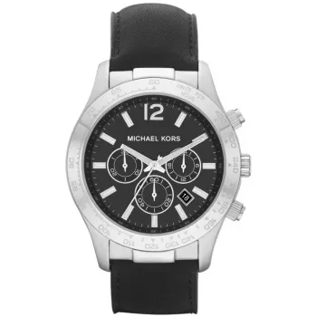 Zegarek męski Michael Kors MK8215 44mm Stal nierdzewna Niebieska tarcza Chronograf
