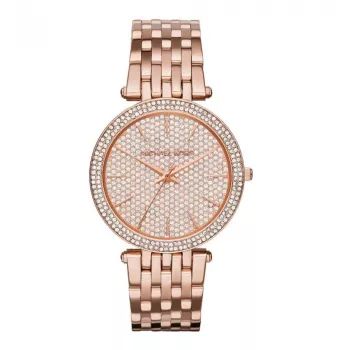 Zegarek damski Michael Kors MK3439 ze stali nierdzewnej w kolorze różowego złota 39mm