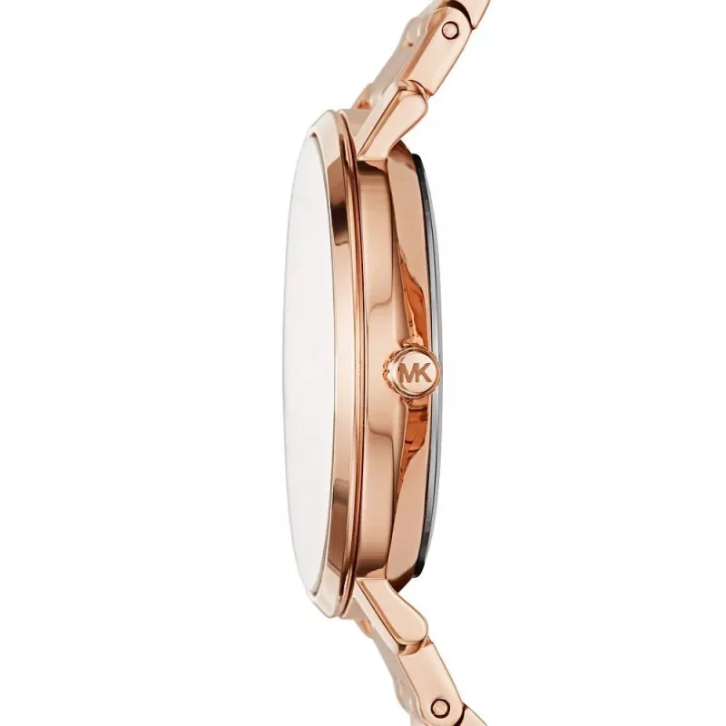 Zegarek damski Michael Kors MK3501 ze stali szlachetnej w kolorze różowego złota 38mm