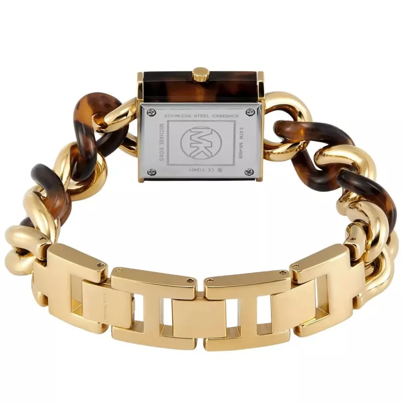 Zegarek damski Michael Kors MK4808 ze stali szlachetnej w kolorze złotym, 25 mm