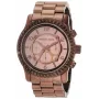 Zegarek Michael Kors MK5543 Damski ze Stali Nierdzewnej w Kolorze Różowego Złota, Chronograf, 43mm