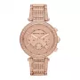Zegarek damski Michael Kors MK5663 ze stali nierdzewnej w kolorze różowego złota, chronograf, 39 mm