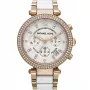 Michael Kors MK5774 Damski Zegarek Chronograf ze Stali Nierdzewnej w Kolorze Różowego Złota 39mm
