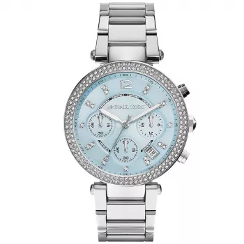 Zegarek damski Michael Kors MK6104 ze stali nierdzewnej w kolorze różowego złota, chronograf, 39 mm