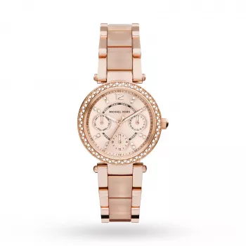 Zegarek damski Michael Kors MK6110, różowe złoto, stal nierdzewna, 33 mm