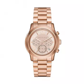 Michael Kors MK6275 Damski Zegarek Chronograf ze Stali Nierdzewnej w Kolorze Różowego Złota 39mm