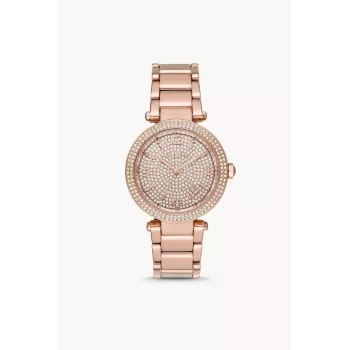 Zegarek damski Michael Kors MK6511 ze stali nierdzewnej w kolorze różowego złota 38 mm