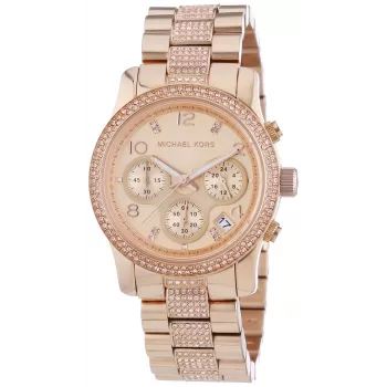 Zegarek Michael Kors Parker Damski Chronograf MK5827 38mm Różowe Złoto Stal Nierdzewna
