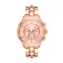 Zegarek Michael Kors Pyper Damski ze Stali Szlachetnej w Kolorze Różowego Złota Chronograf MK6713