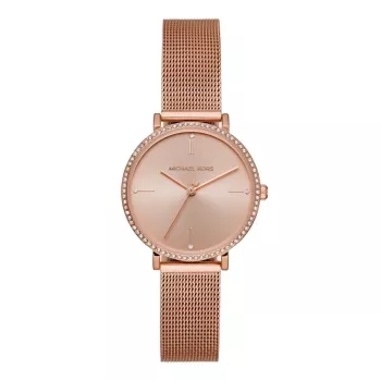 Zegarek damski Michael Kors Pyper MK7122 32mm Różowo-Złoty Stal Szlachetna
