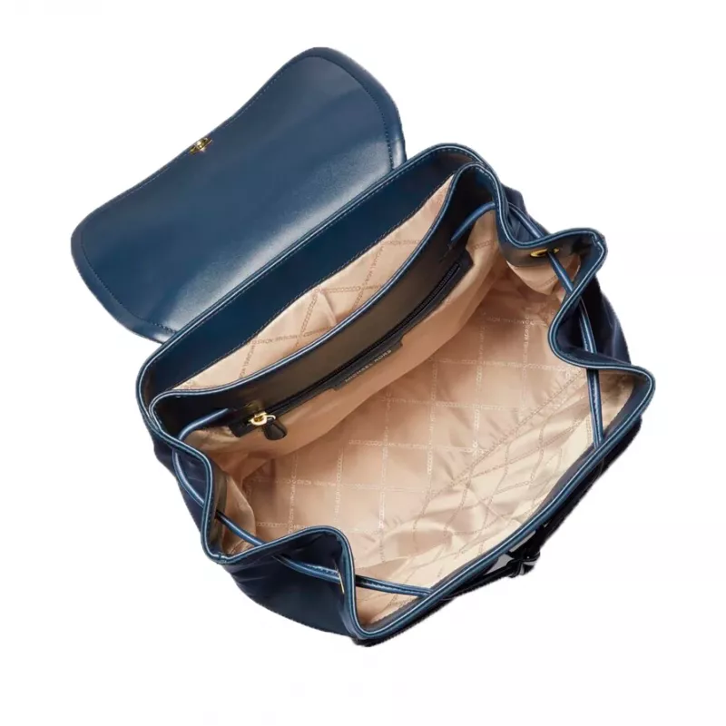 Michael Kors Raven Backpack 30R4GRKB7CNAV Navy Signature Canvas 30x36x17 cm