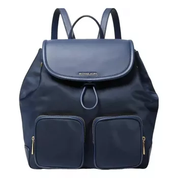 Michael Kors Raven Backpack 30R4GRKB7CNAV Navy Signature Canvas 30x36x17 cm