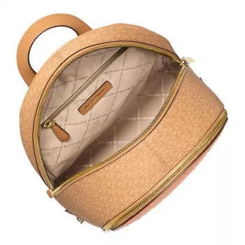 Michael Kors Raven Backpack Vanilla Saffiano Leather Women's Medium 35S5GRAB6VORA