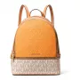 Michael Kors Raven Backpack Vanilla Saffiano Leather Women's Medium 35S5GRAB6VORA