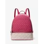 Plecak Michael Kors Rhea Dark Berry ze skóry Saffiano dla kobiet 27x26x14 cm