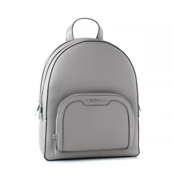 Plecak damski Michael Kors Rhea 28x23x10 cm Perłowoszary ze skóry Saffiano