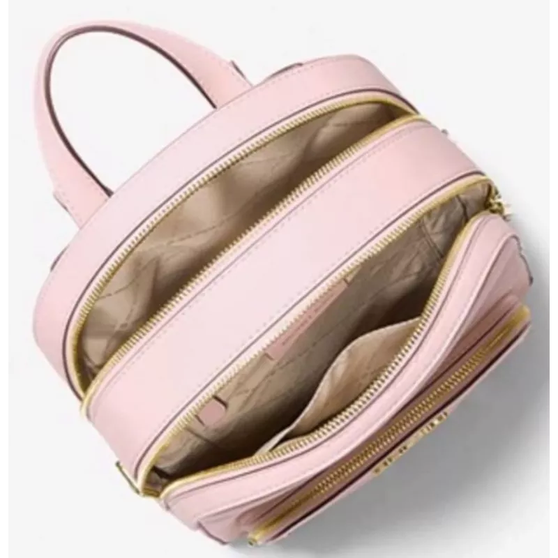 Plecak Michael Kors Slater 30x24x9 cm Powder Blush Damski ze Skóry Tłoczonej