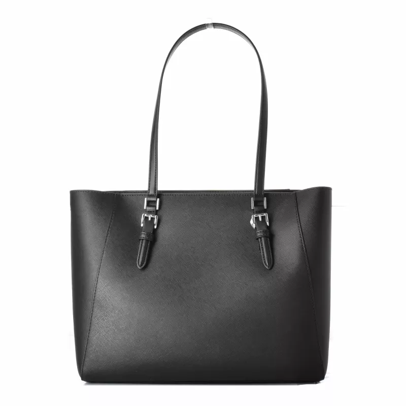 Michael Kors Sullivan Damska torba tote – skóra Saffiano, czarna, 34x27x11 cm