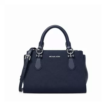 Michael Kors Damska Torebka Amelia Granatowa 35R6S6AM1LNAV (23x16x11cm)