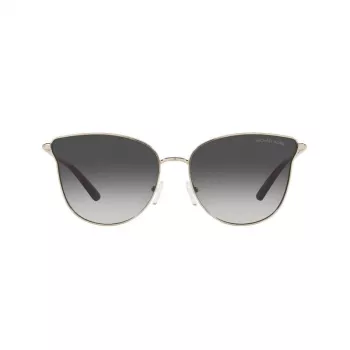 Okulary przeciwsłoneczne Michael Kors Aviator dla kobiet MK1120-10148G srebrna oprawka, szare soczewki gradientowe 62mm