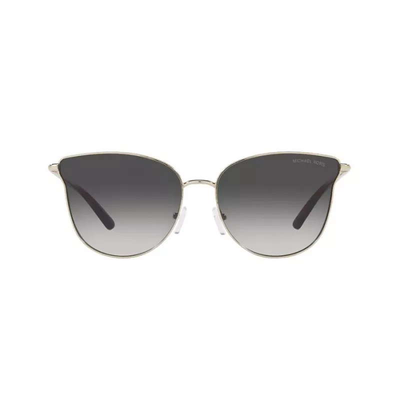 Okulary przeciwsłoneczne Michael Kors Aviator dla kobiet MK1120-10148G srebrna oprawka, szare soczewki gradientowe 62mm