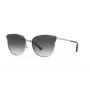 Okulary przeciwsłoneczne Michael Kors Aviator dla kobiet MK1120-10148G srebrna oprawka, szare soczewki gradientowe 62mm