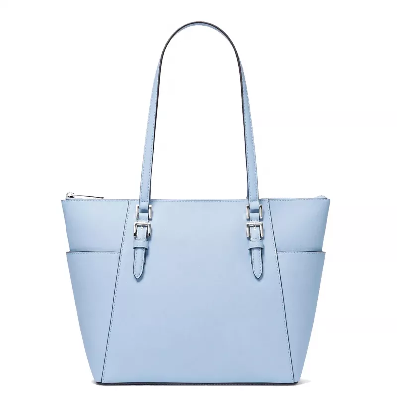 Michael Kors Damska torebka na ramię Cece ze skóry Saffiano Pale Gold 25x28x11 cm
