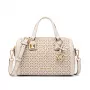 Torba na ramię damska Michael Kors 35S6GGYC1YLTC - Brązowa/Żołędziowa, płótno Signature