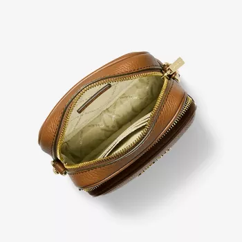 Torba na ramię Michael Kors Greenwich Small w kolorze Luggage ze skóry Saffiano