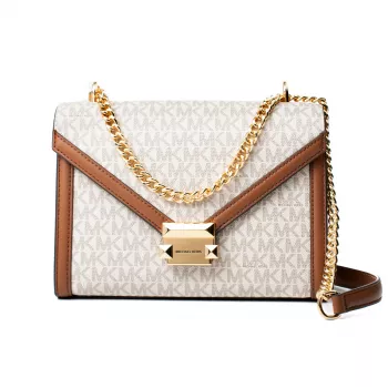 MICHAEL KORS Damska torba na ramię Gwen 35S5GWHL8BVAN w kolorze waniliowym, 24x18x8 cm